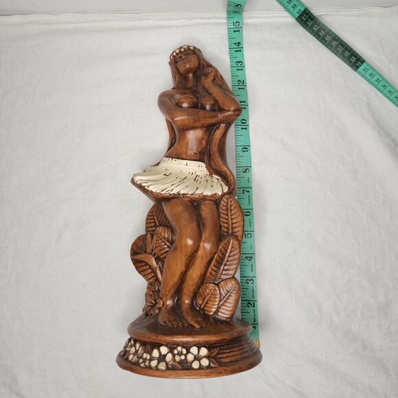 Vintage 60s hula girl girl statue - Picture 9 of 12